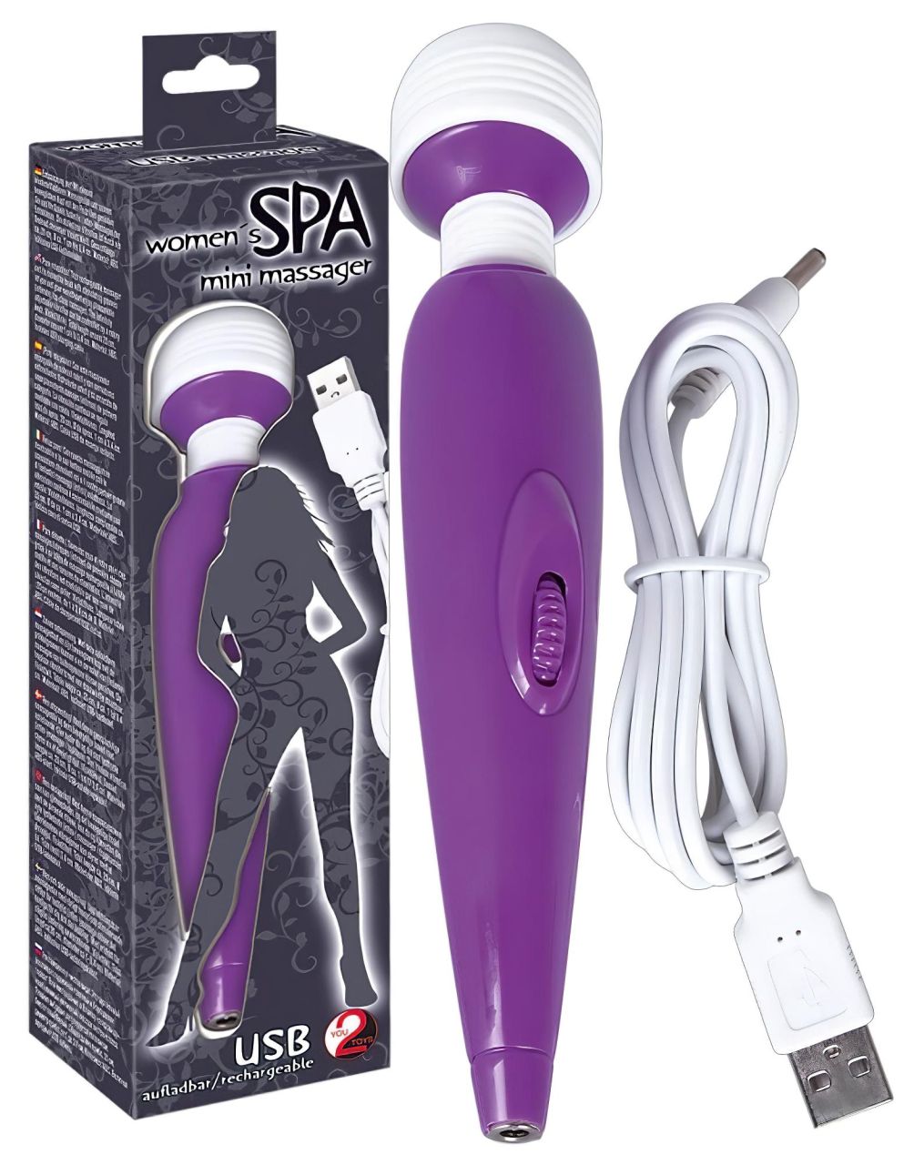 You2Toys - SPA Wand - akkus, masszírozó vibrátor (lila)