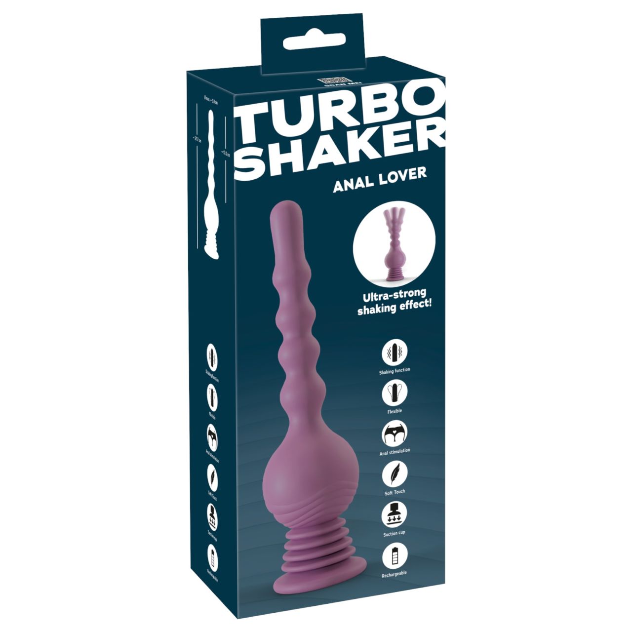 You2Toys Turbo Shaker - anál vibrátor (lila)