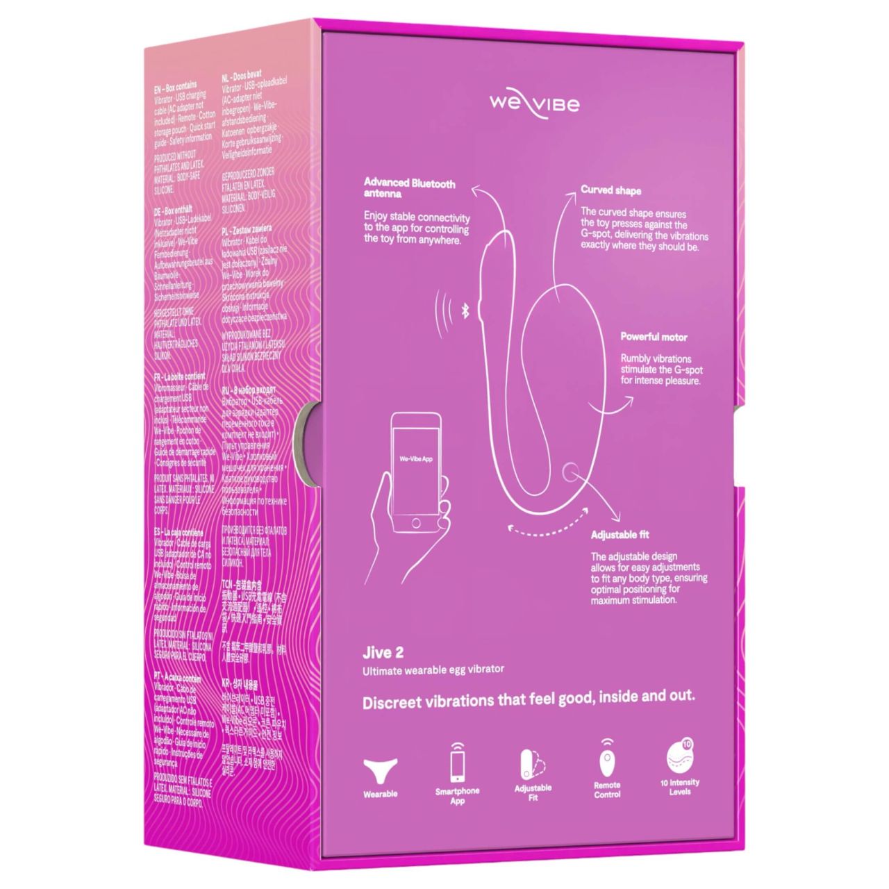 We-Vibe Jive 2 - akkus, okos vibrotojás (pink) We-Vibe Jive 2 - akkus, okos vibrotojás (pink)