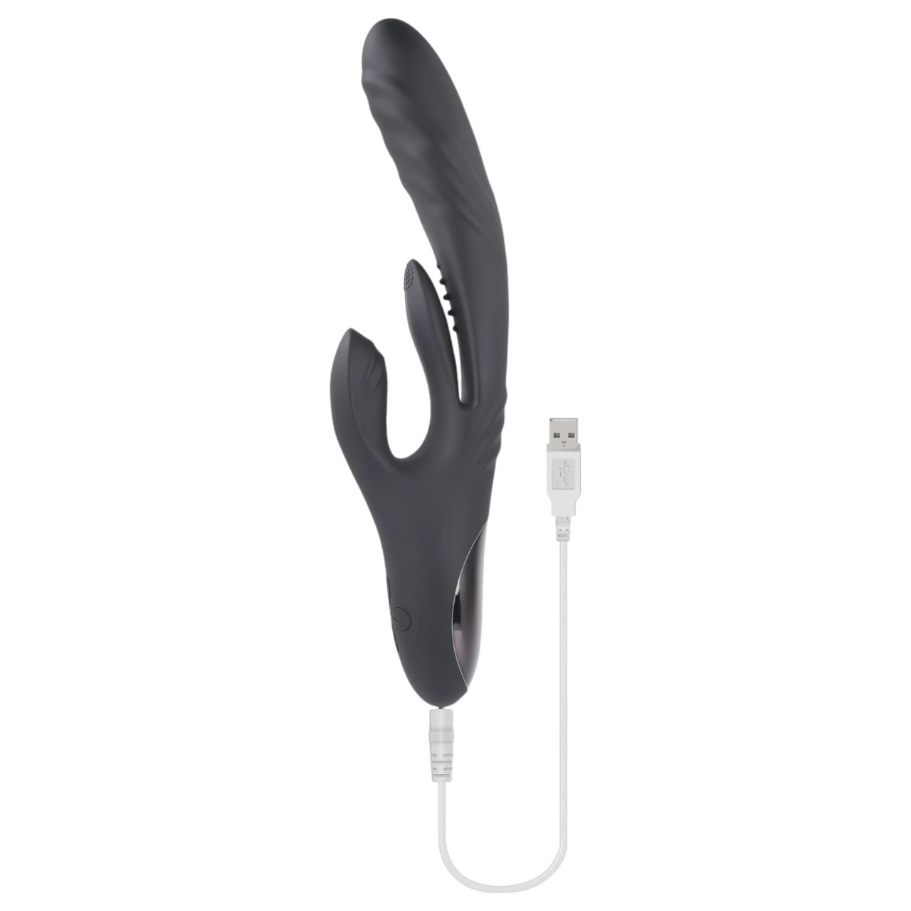 Playboy Rapid Rabbit - akkus csiklókaros vibrátor (fekete) Playboy Rapid Rabbit - akkus csiklókaros vibrátor (fekete)