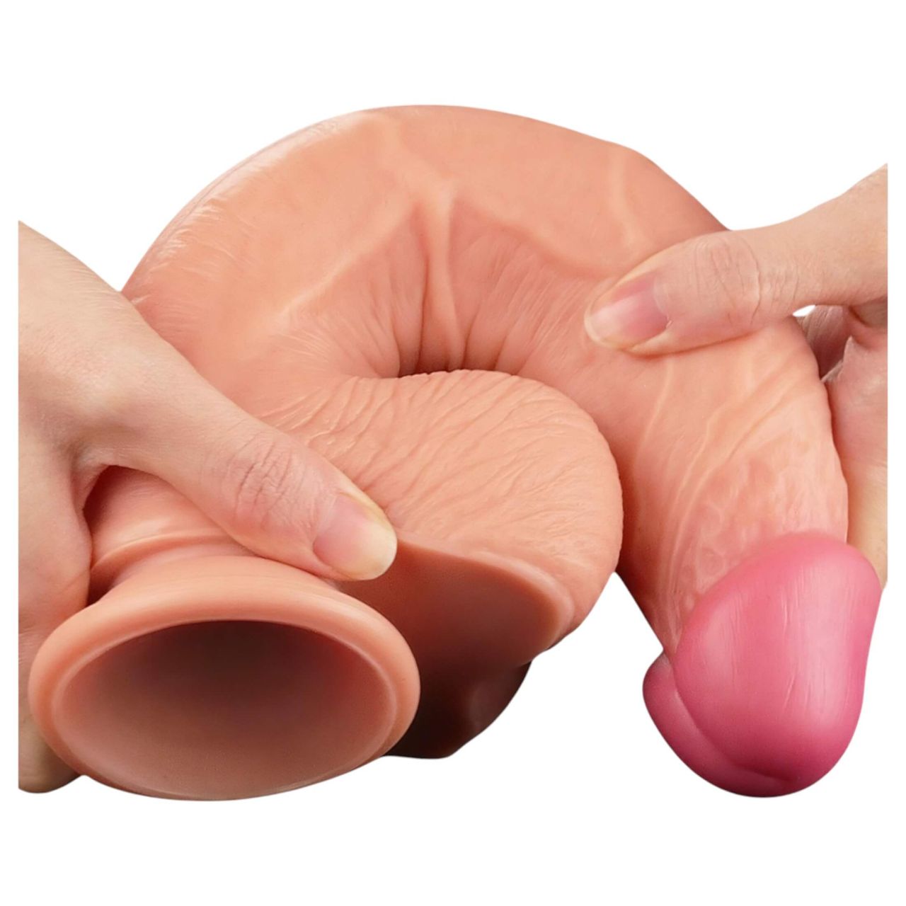 Lovetoy Nature Cock - kétrétegű élethű dildó - 25cm (natúr) Lovetoy Nature Cock - kétrétegű élethű dildó - 25cm (natúr)