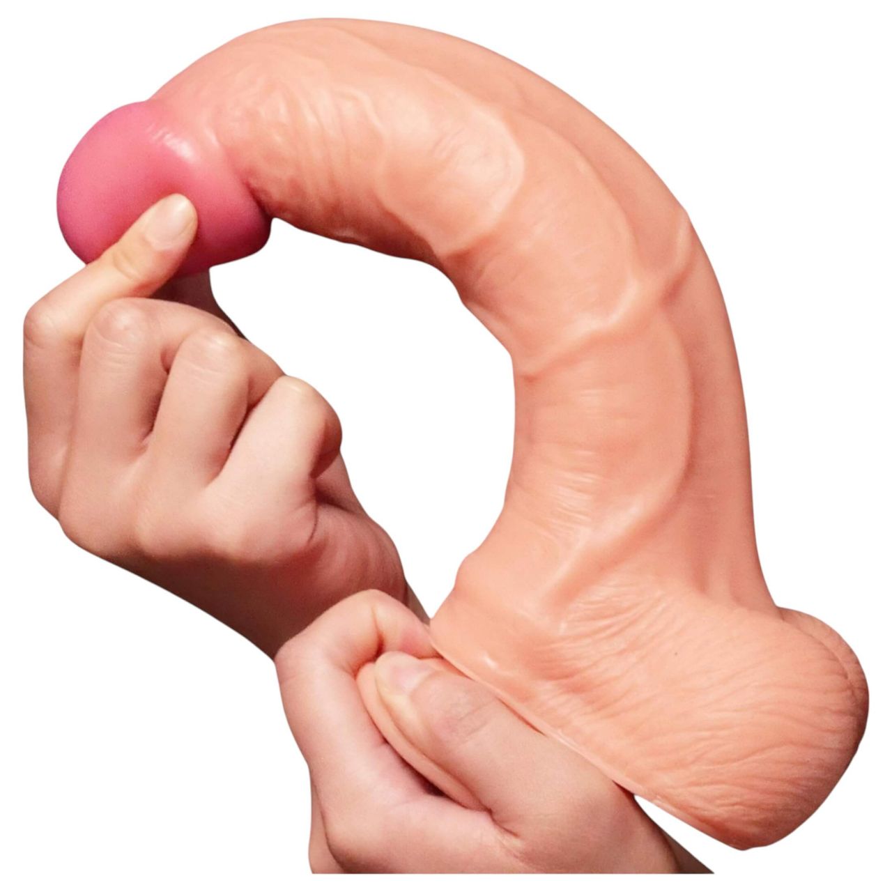 Lovetoy Nature Cock - kétrétegű élethű dildó - 25cm (natúr) Lovetoy Nature Cock - kétrétegű élethű dildó - 25cm (natúr)