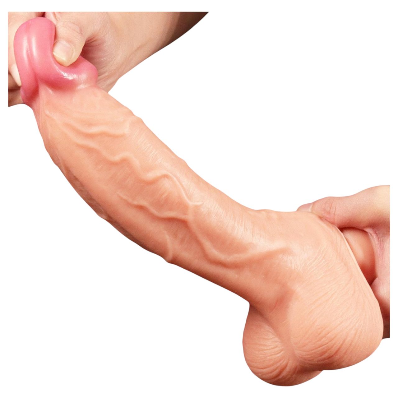 Lovetoy Nature Cock - kétrétegű élethű dildó - 25cm (natúr) Lovetoy Nature Cock - kétrétegű élethű dildó - 25cm (natúr)