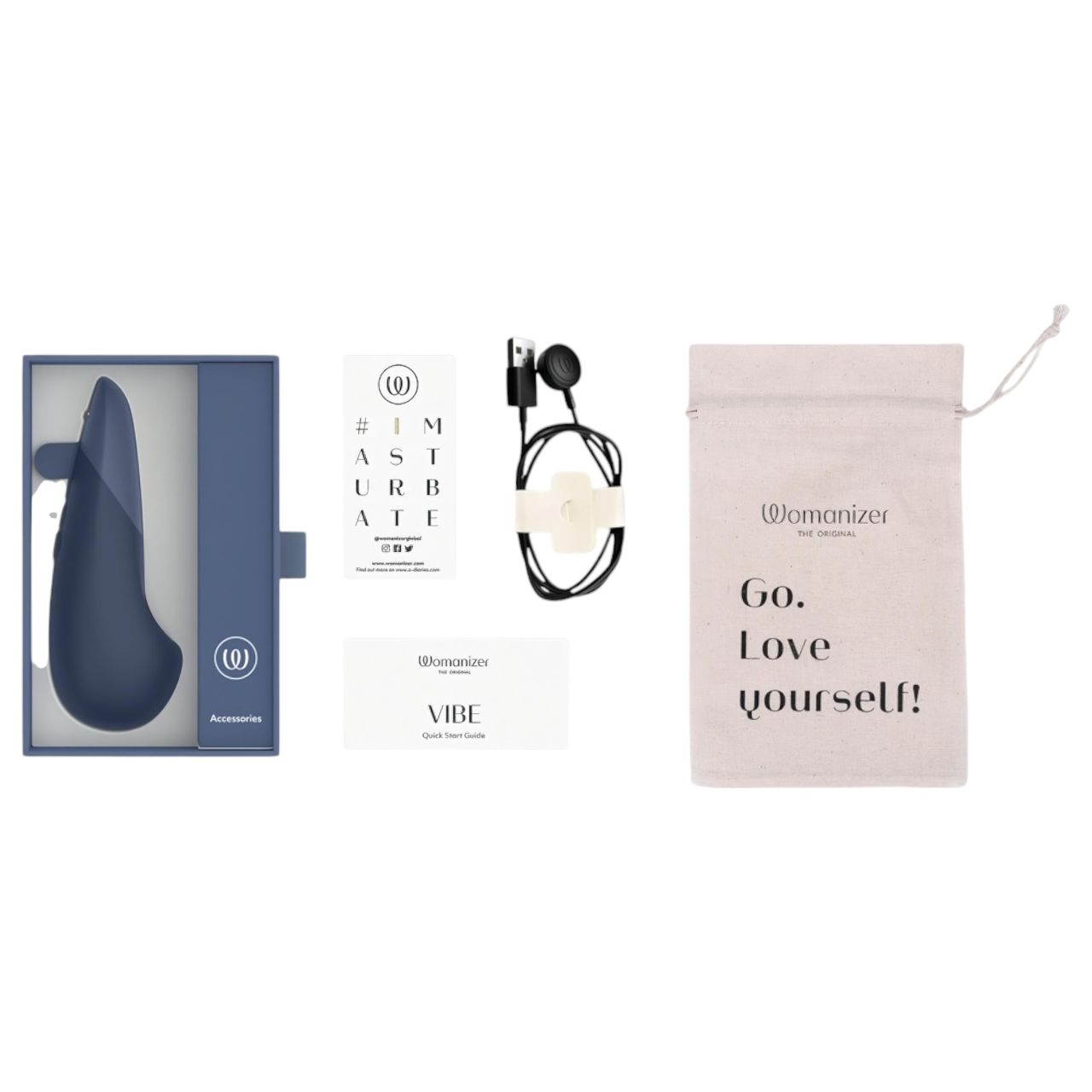 Womanizer Vibe - csikló vibrátor (kék) Womanizer Vibe - csikló vibrátor (kék)