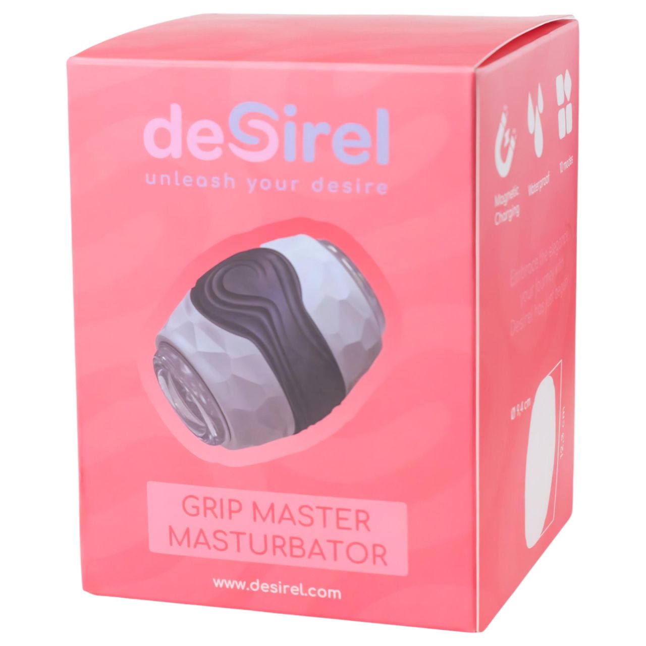 Desirel Grip Master - szorító maszturbátor (szürke) Desirel Grip Master - szorító maszturbátor (szürke)
