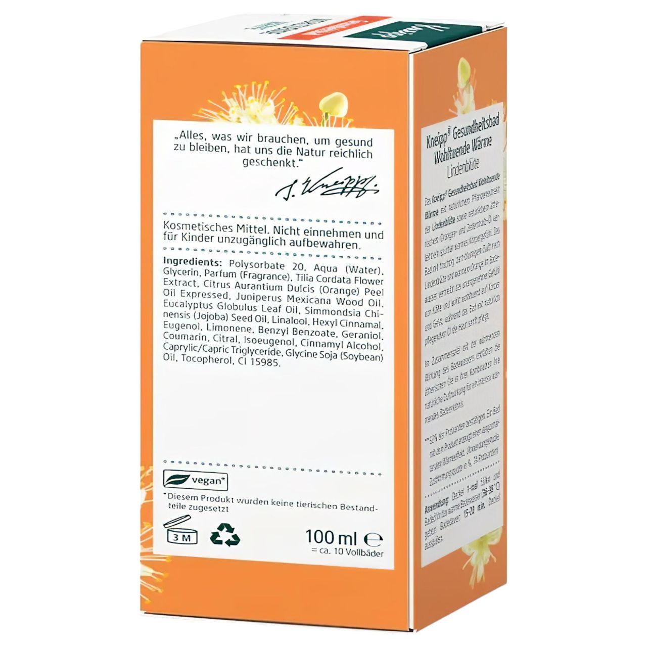 Kneipp Fürdőolaj - Nyugtató melegség (100ml) Kneipp Fürdőolaj - Nyugtató melegség (100ml)