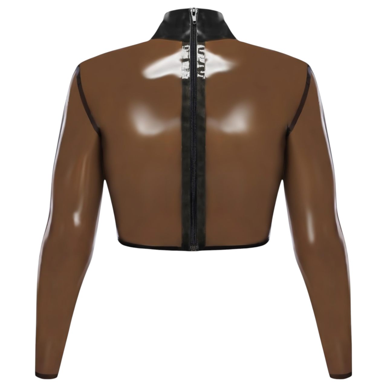LATEX - áttetsző latex felső (áttetsző-fekete)