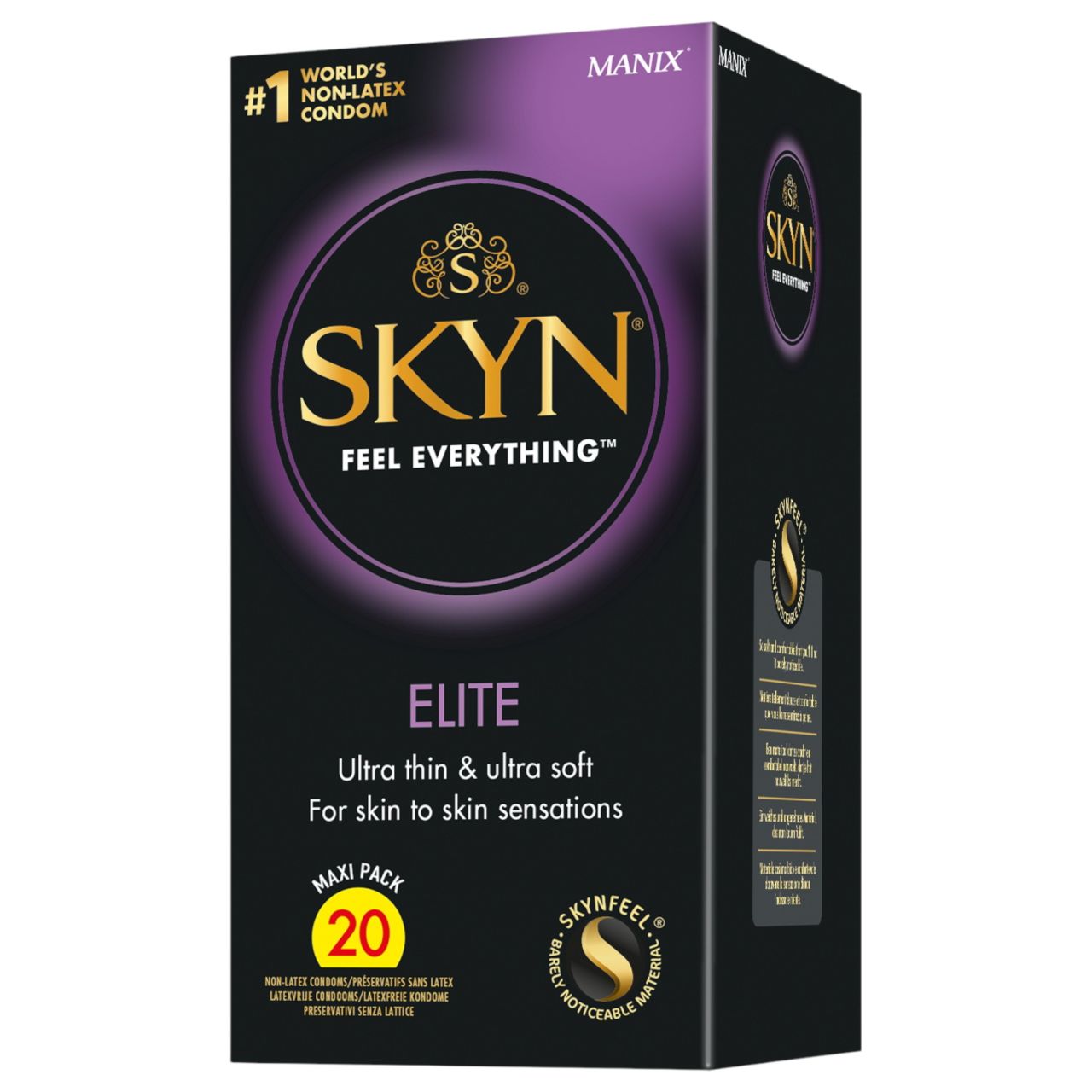 Manix SKYN Elite - ultra vékony latexmentes óvszer (20db) Manix SKYN Elite - ultra vékony latexmentes óvszer (20db)