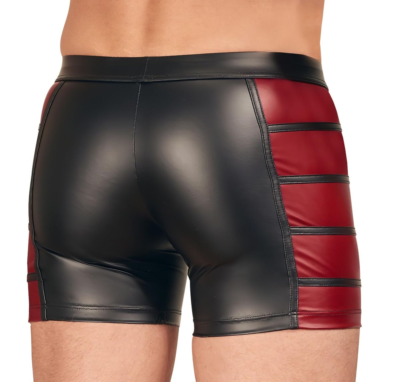 NEK - piros oldal betétes cipzáras boxer (fekete) NEK - piros oldal betétes cipzáras boxer (fekete)
