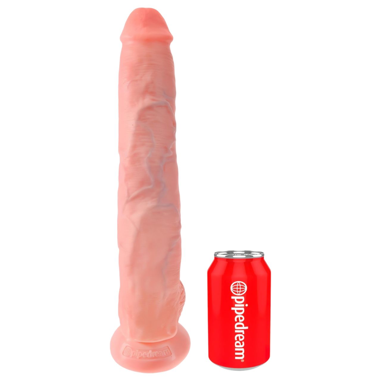 King Cock 14 herés nagy dildó (35cm) - natúr King Cock 14 herés nagy dildó (35cm) - natúr