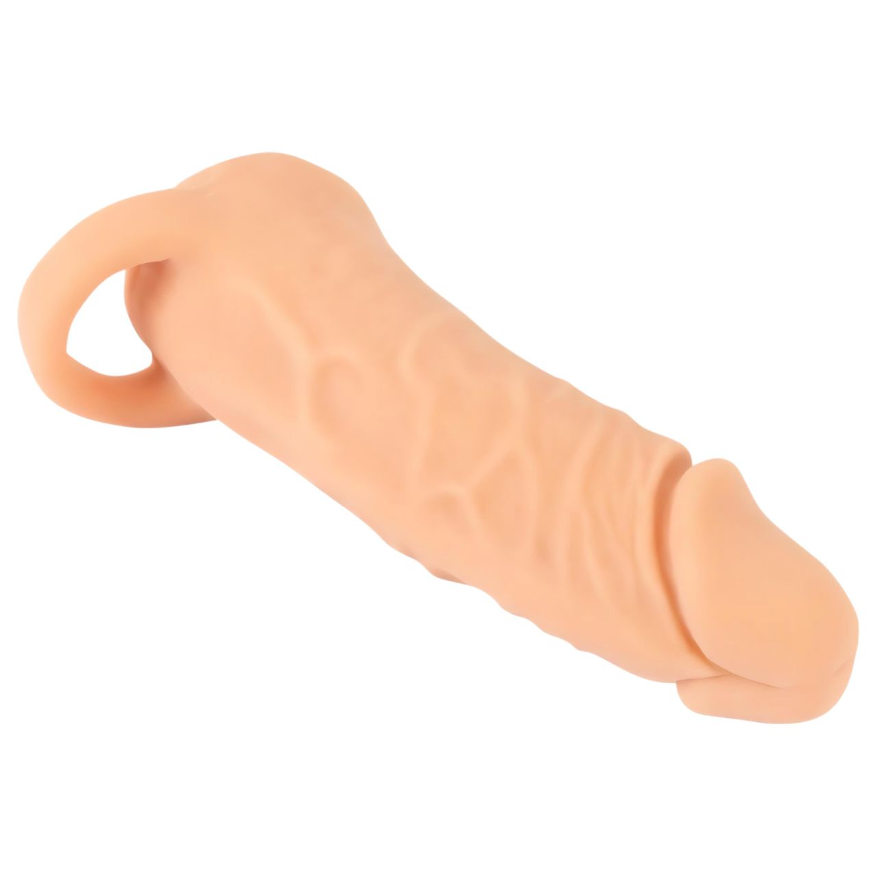 Nature Skin - péniszköpeny és műpunci - 18 cm (testszínű) Nature Skin - péniszköpeny és műpunci - 18 cm (testszínű)