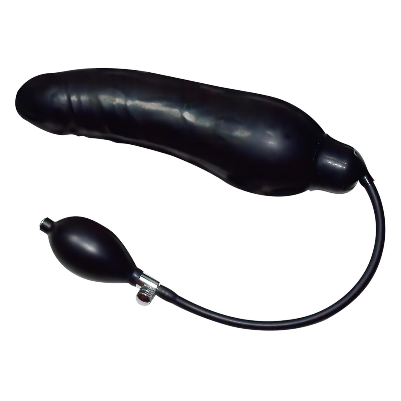 You2Toys - latex pumpálható análtágító - fekete (nagy)