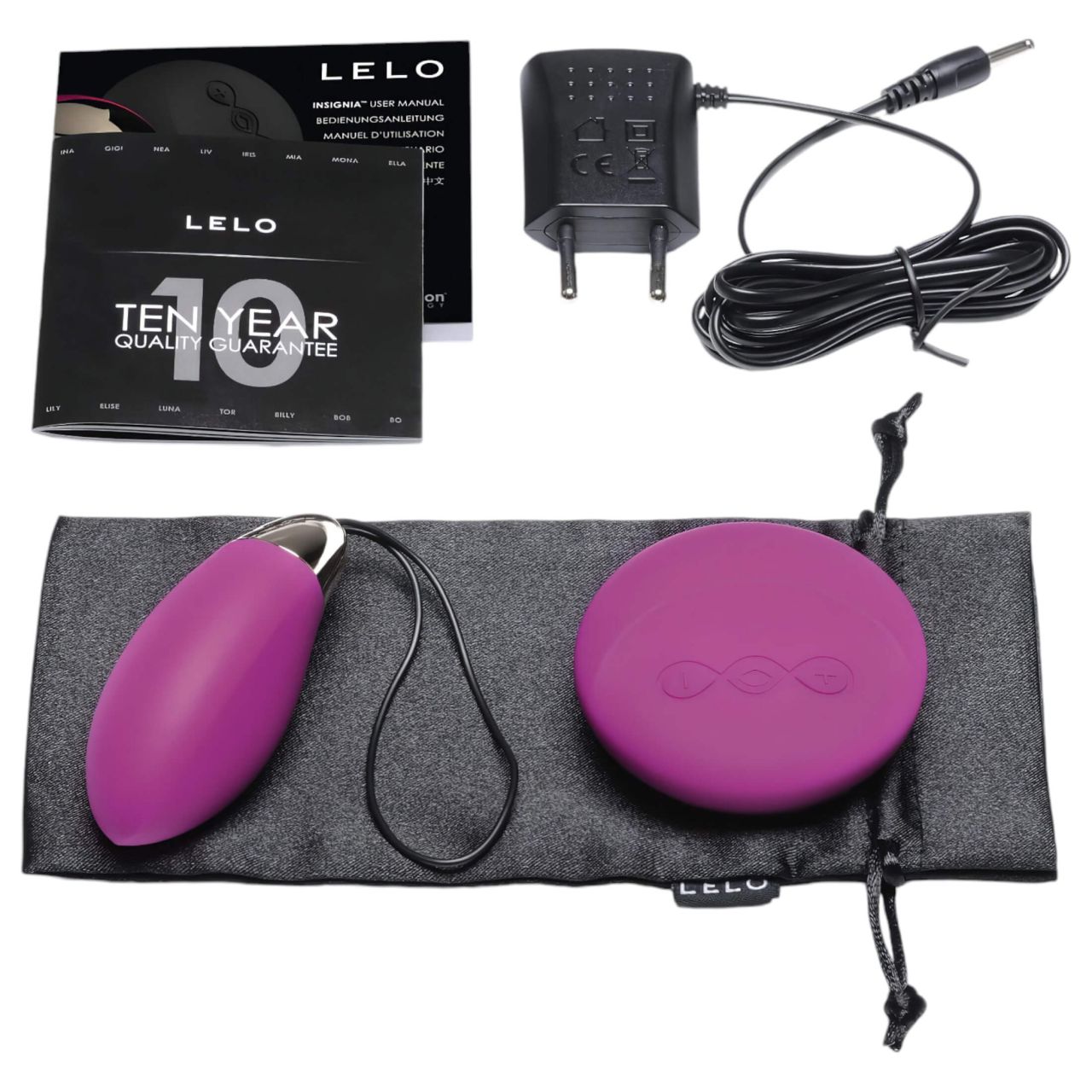 LELO Lyla 2 - távirányítós vibrotojás (lila)