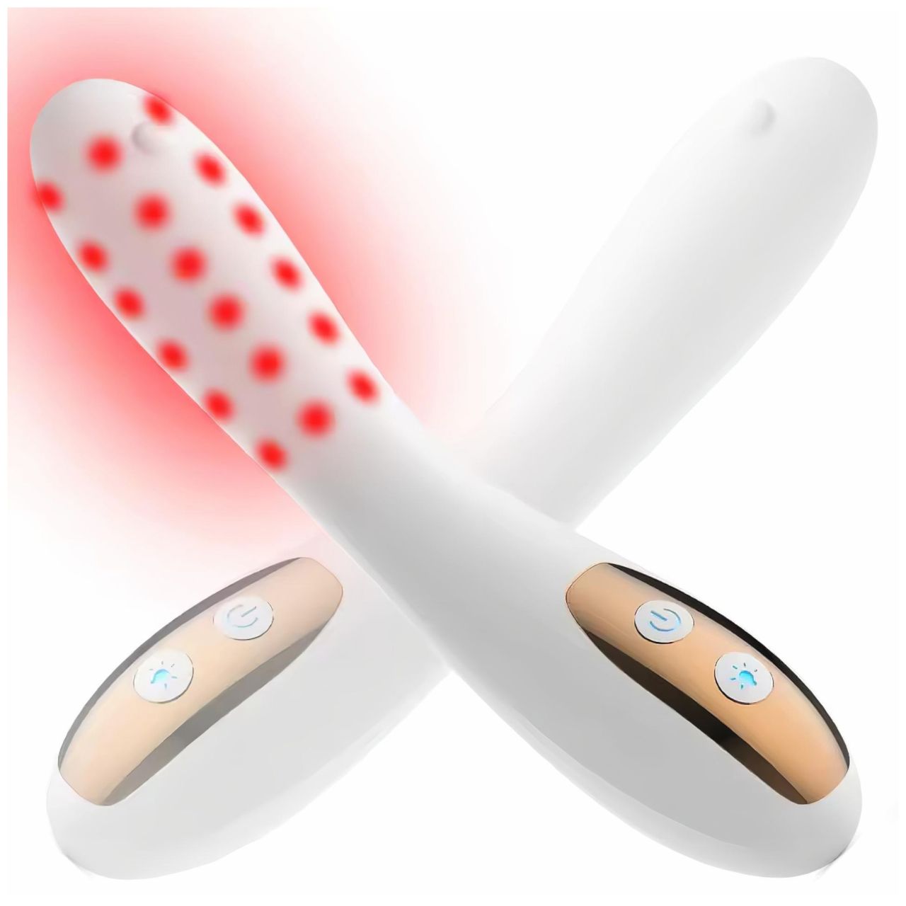 IntiGlow - Hüvelyfiatalító LED G-pont vibrátor (fehér) - IntiGlow - Hüvelyfiatalító LED G-pont vibrátor (fehér) -