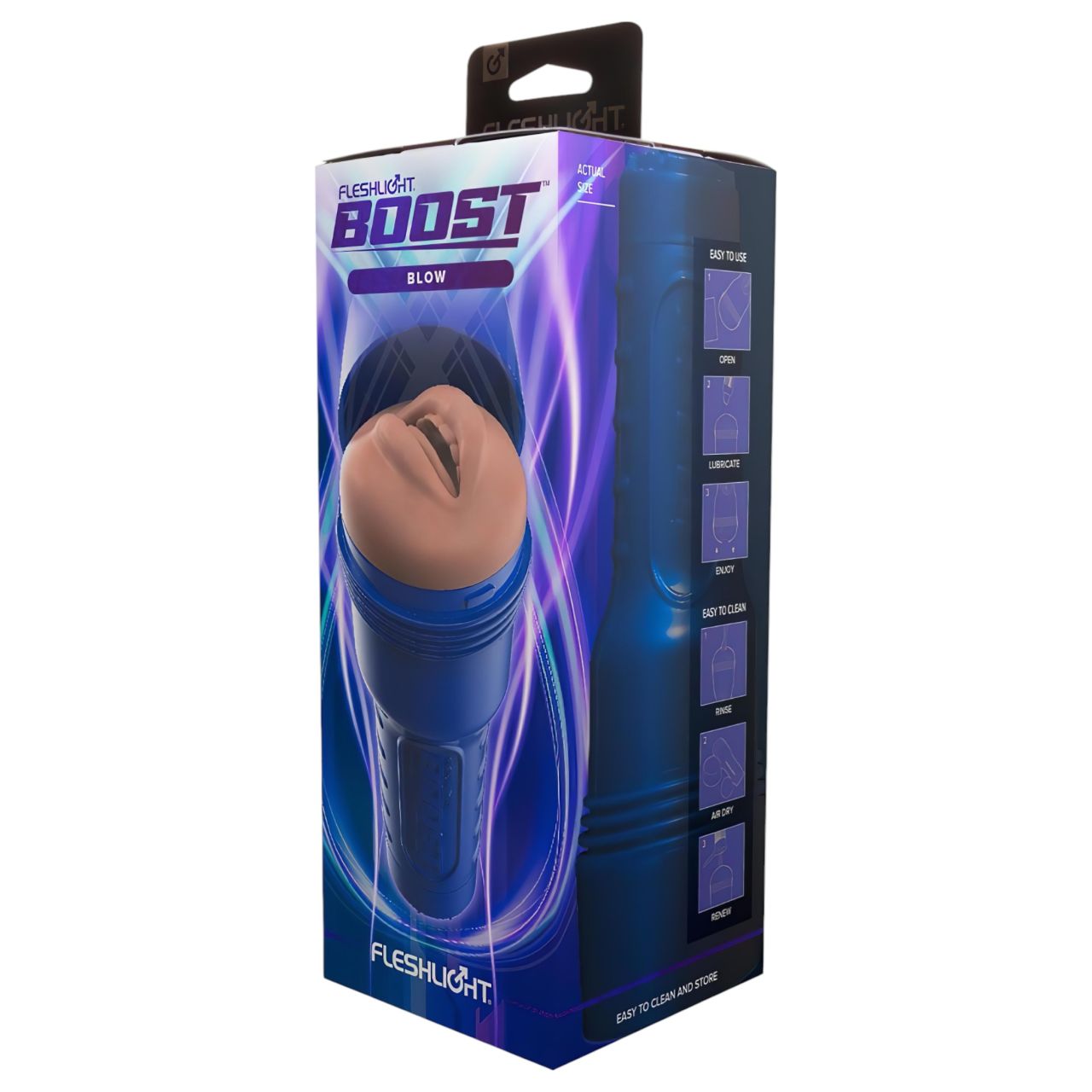 Fleshlight Boost Blow - élethű száj maszturbátor (natúr) Fleshlight Boost Blow - élethű száj maszturbátor (natúr)