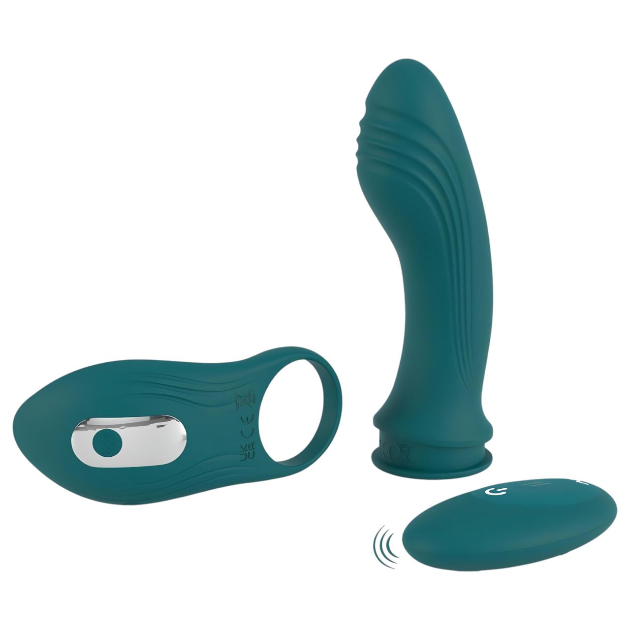 Couples Choice - 3in1 variálható vibrátor (türkiz) Couples Choice - 3in1 variálható vibrátor (türkiz)
