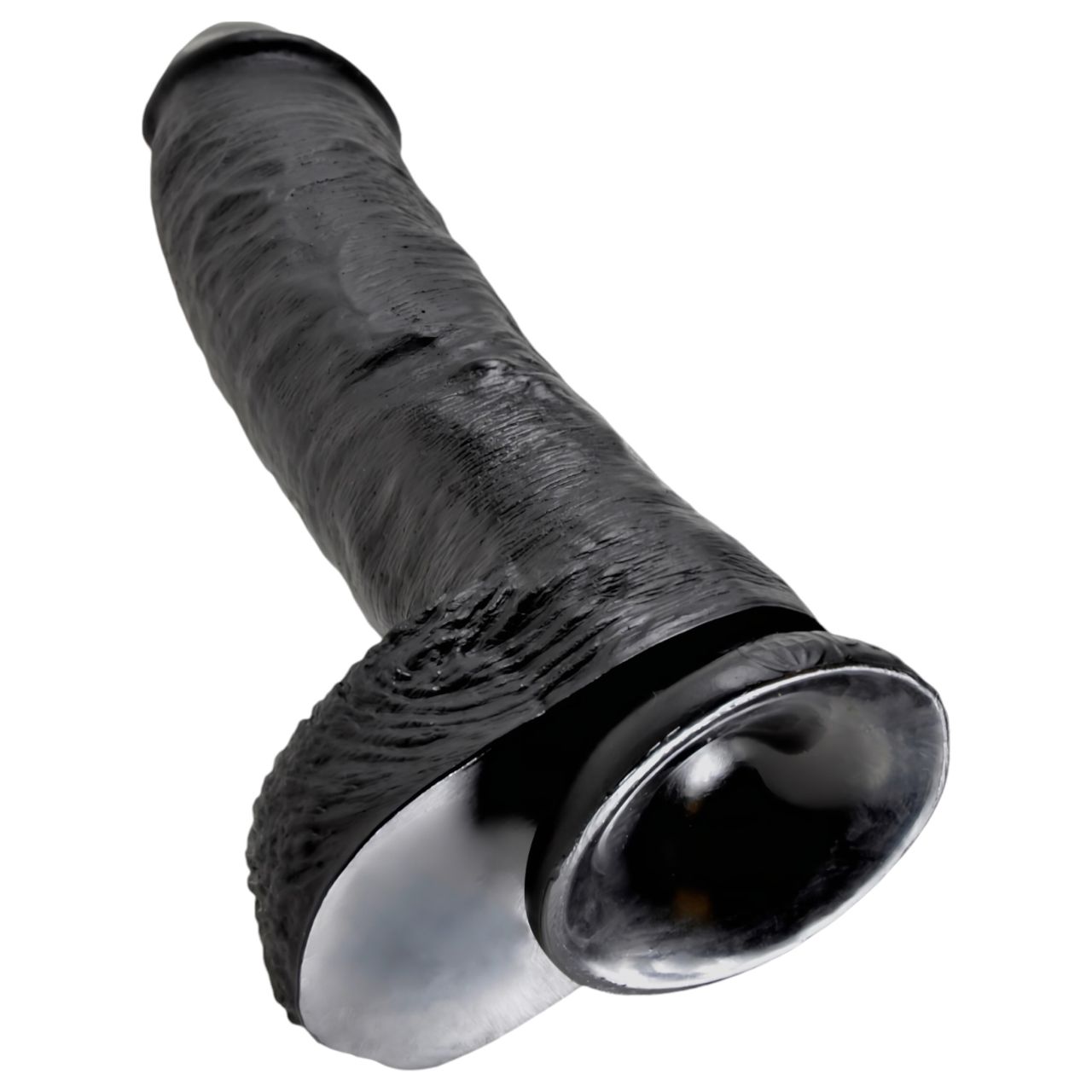 King Cock 10 herés dildó (25 cm) - fekete King Cock 10 herés dildó (25 cm) - fekete