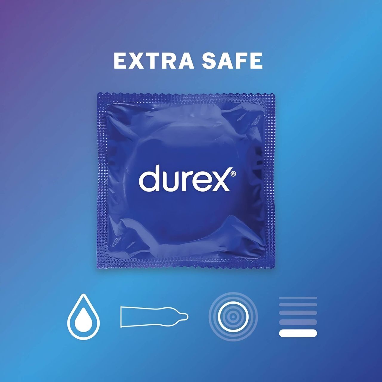 Durex Extra Safe - biztonságos óvszer (18db) Durex Extra Safe - biztonságos óvszer (18db)