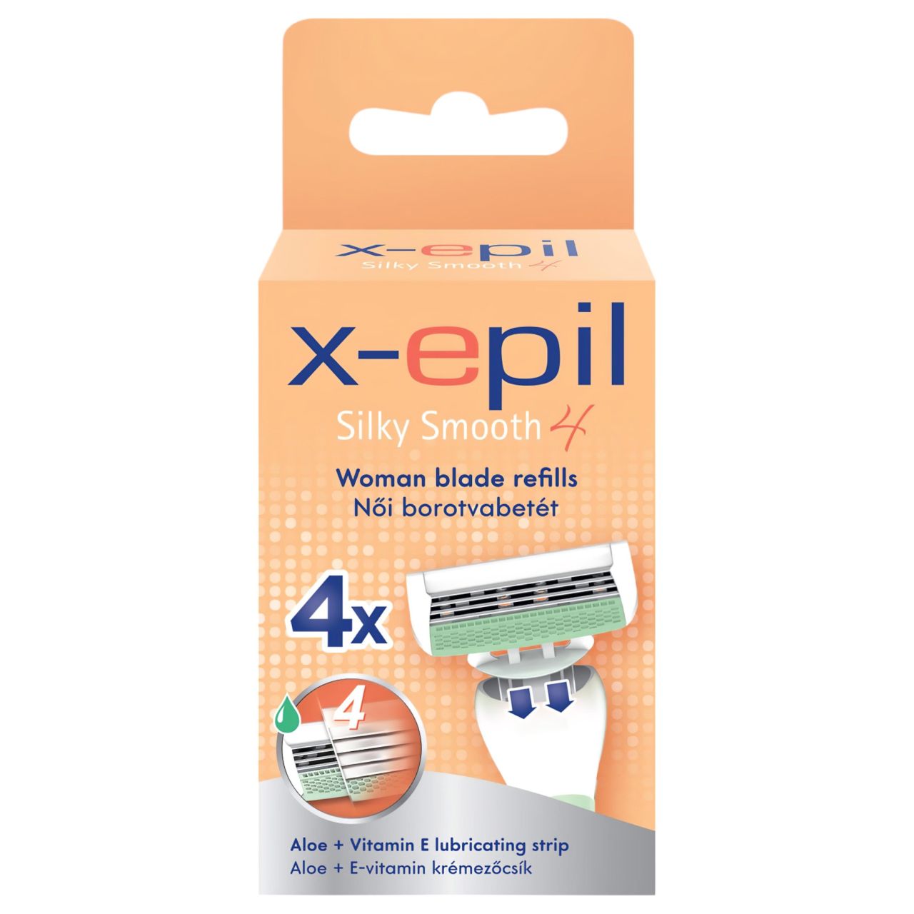 X-Epil Silky Smooth - női borotva betét 4 pengés (4db) X-Epil Silky Smooth - női borotva betét 4 pengés (4db)