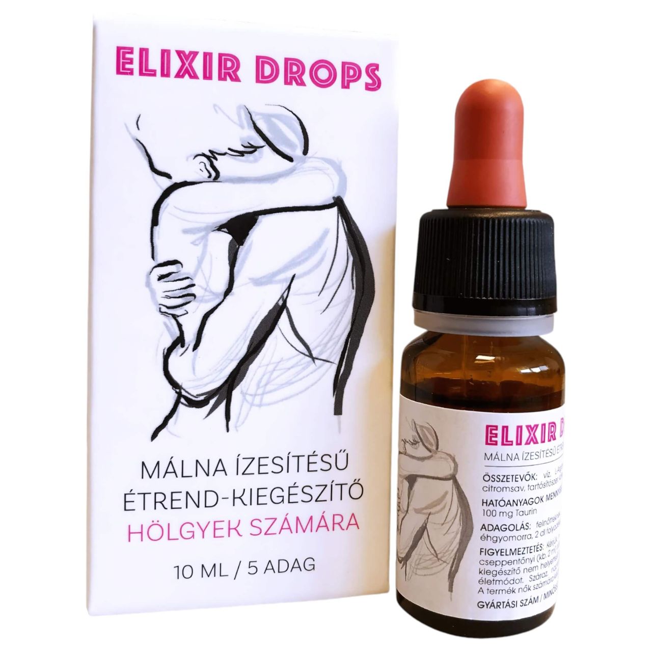 ELIXIR - női vágyfokozó cseppek (10ml) - málna ELIXIR - női vágyfokozó cseppek (10ml) - málna