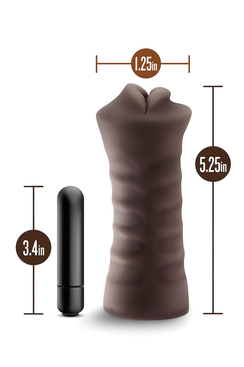 Enlust Krystal - vibrációs műszáj MI képekkel (barna) Enlust Krystal - vibrációs műszáj MI képekkel (barna)