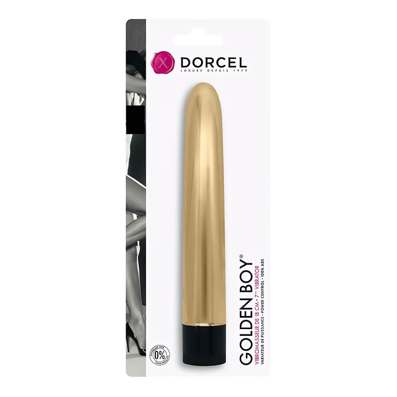 Dorcel Golden Boy - klasszikus rúd vibrátor (arany) Dorcel Golden Boy - klasszikus rúd vibrátor (arany)