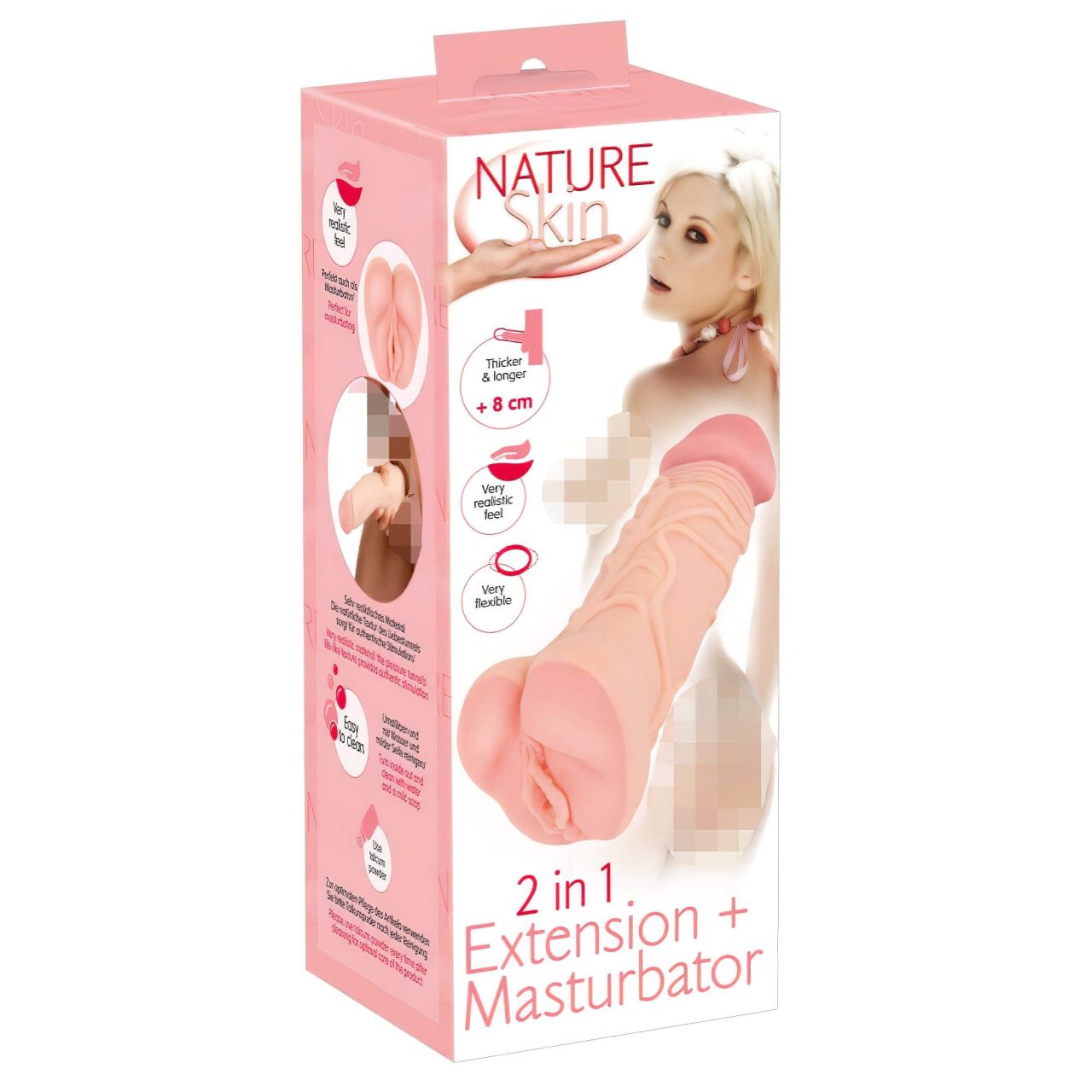 Nature Skin - 2in1 műpunci és péniszköpeny (testszínű) Nature Skin - 2in1 műpunci és péniszköpeny (testszínű)