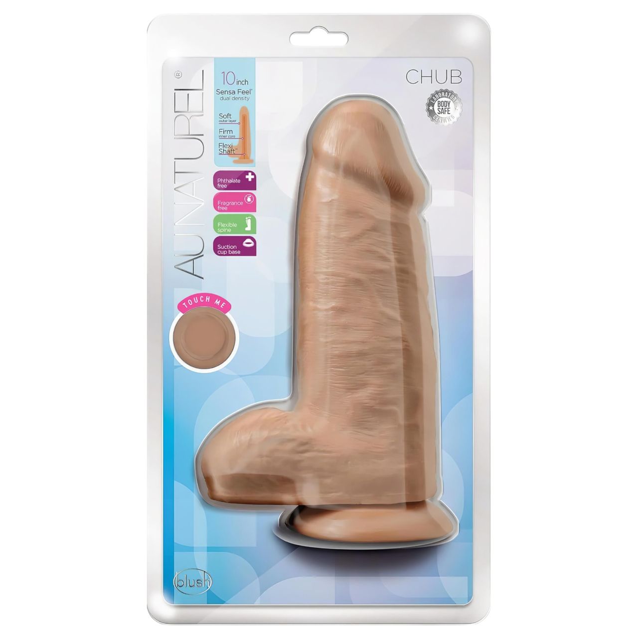 Blush Chub - élethű, tapadótalpas dildó - 18cm (natúr) Blush Chub - élethű, tapadótalpas dildó - 18cm (natúr)