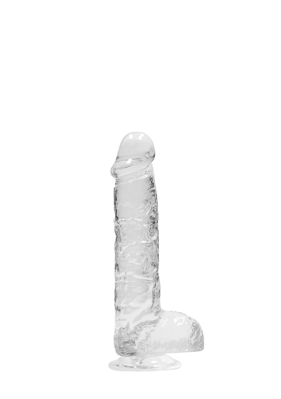 REALROCK - átlátszó élethű dildó - átlátszó (15cm) REALROCK - átlátszó élethű dildó - átlátszó (15cm)