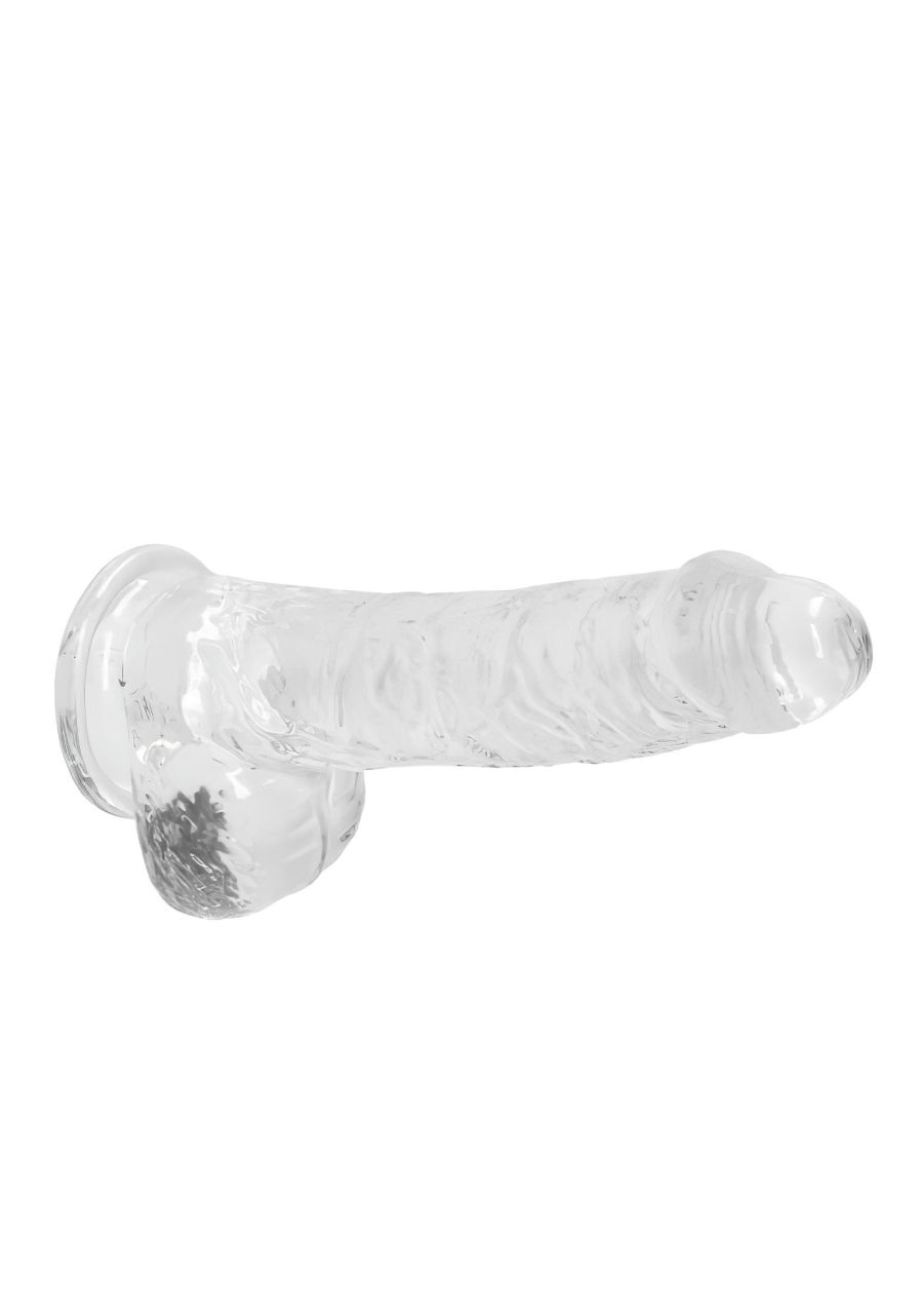REALROCK - átlátszó élethű dildó - átlátszó (15cm) REALROCK - átlátszó élethű dildó - átlátszó (15cm)