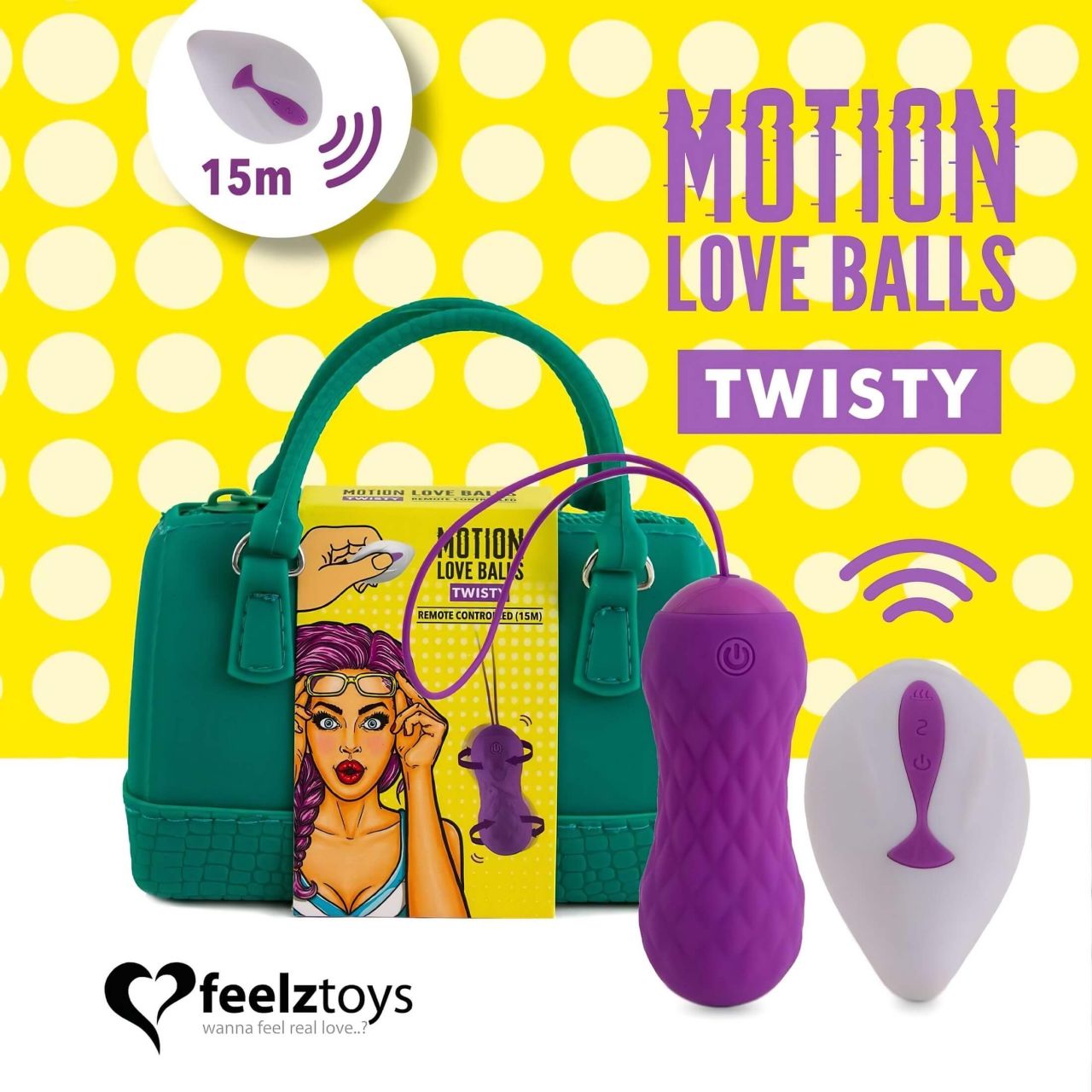 / FEELZTOYS Twisty - forgó vibrációs tojás (lila) / FEELZTOYS Twisty - forgó vibrációs tojás (lila)