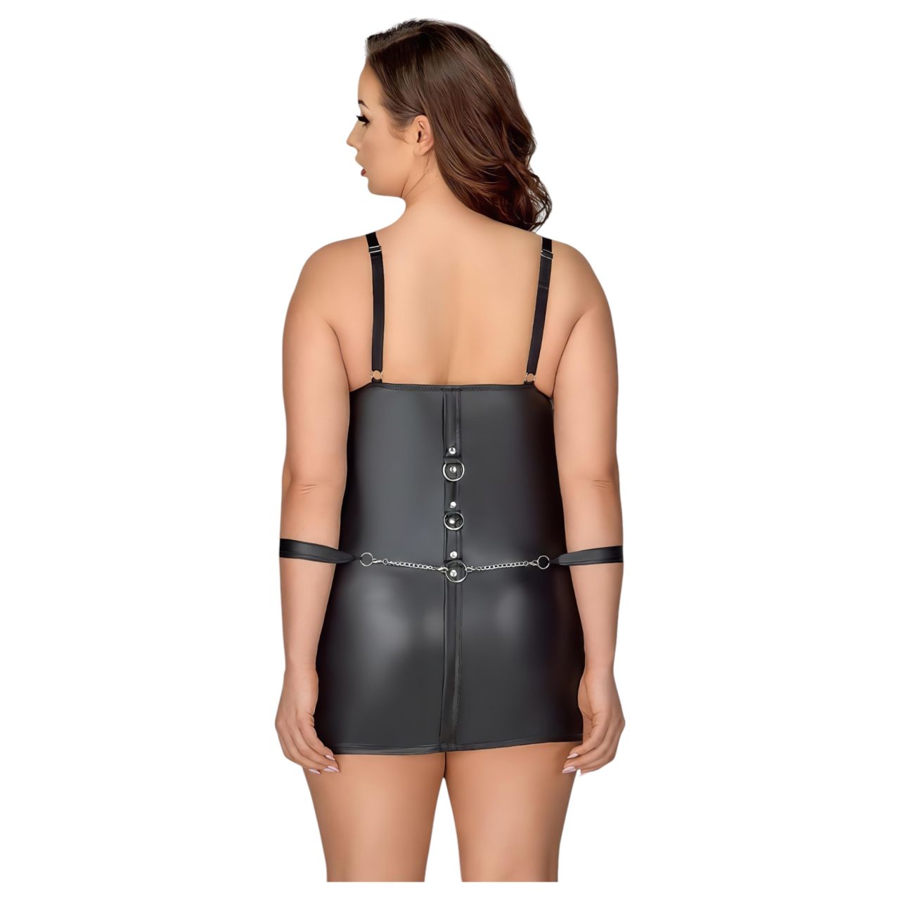 Cottelli Plus Size - ruha bilinccsel (fekete) Cottelli Plus Size - ruha bilinccsel (fekete)