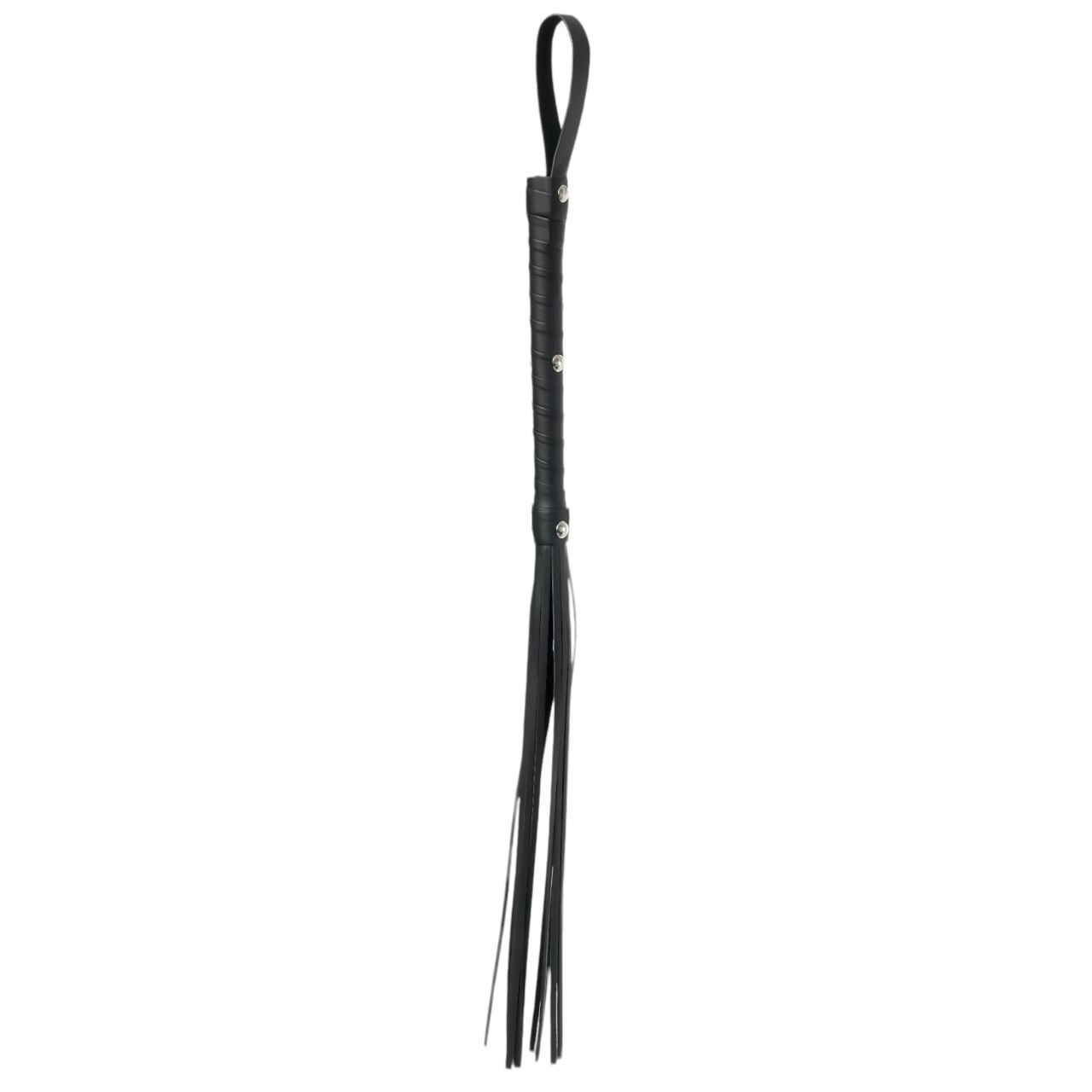 Fetish Fantasy Deluxe Cat-O-Nine - korbács (65cm) - fekete Fetish Fantasy Deluxe Cat-O-Nine - korbács (65cm) - fekete