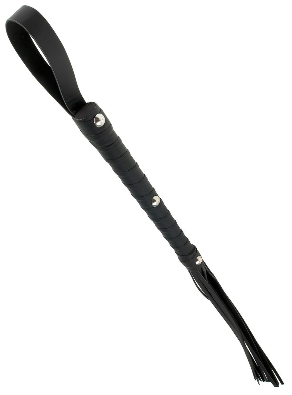 Fetish Fantasy Deluxe Cat-O-Nine - korbács (65cm) - fekete Fetish Fantasy Deluxe Cat-O-Nine - korbács (65cm) - fekete