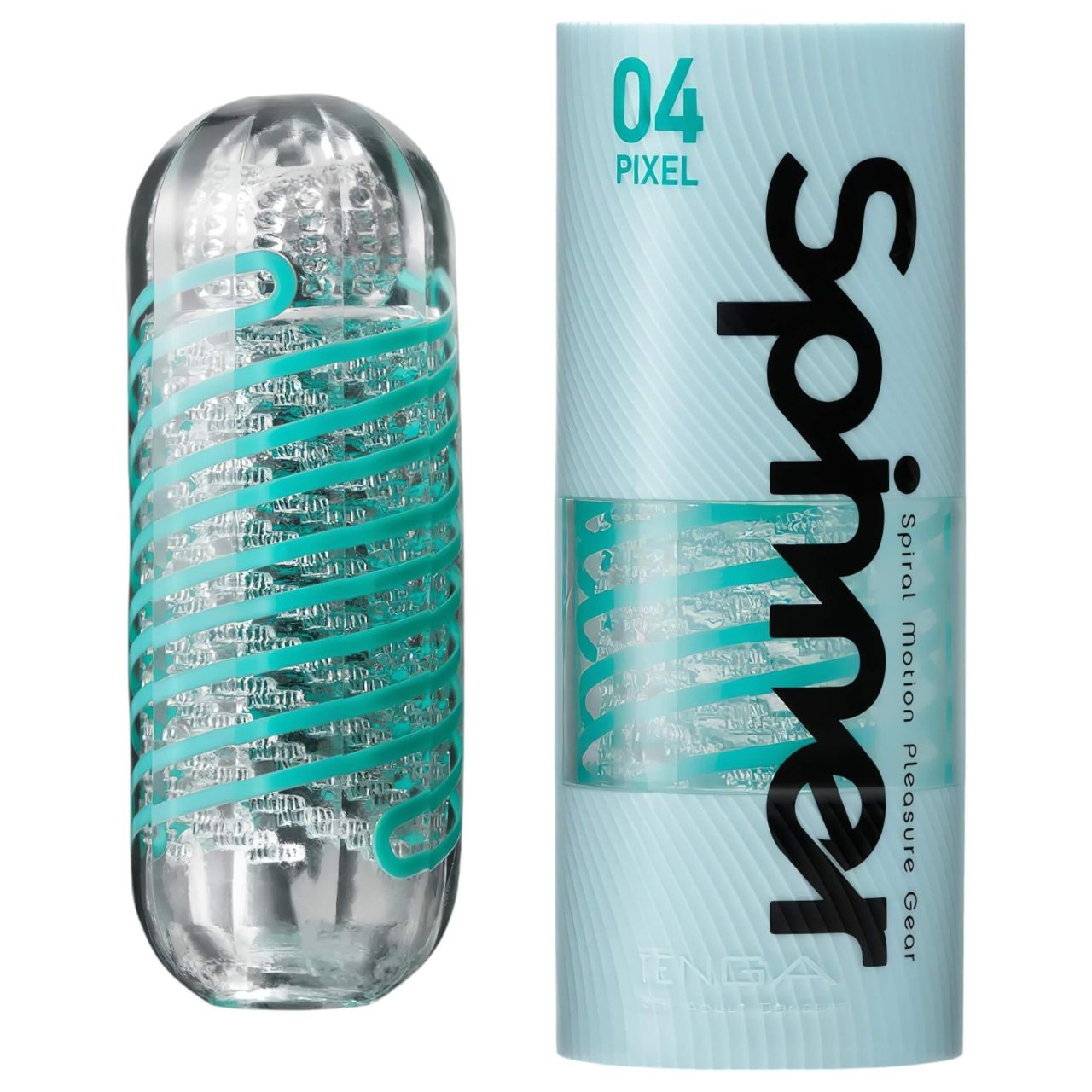 TENGA Spinner Pixel - maszturbátor (átlátszó) TENGA Spinner Pixel - maszturbátor (átlátszó)