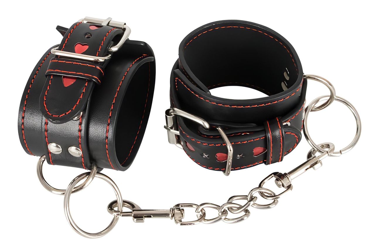 Bad Kitty - szíves bilincsek (fekete) Bad Kitty - szíves bilincsek (fekete)