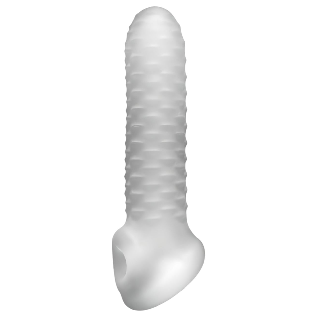 Fat Boy Checker Box - péniszköpeny (17cm) - fehér