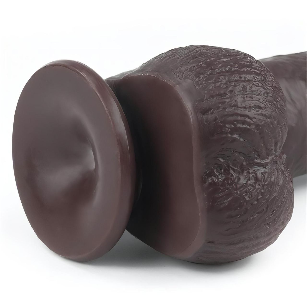 Lovetoy Sliding-Skin - kétrétegű dildó - 23cm (barna) Lovetoy Sliding-Skin - kétrétegű dildó - 23cm (barna)