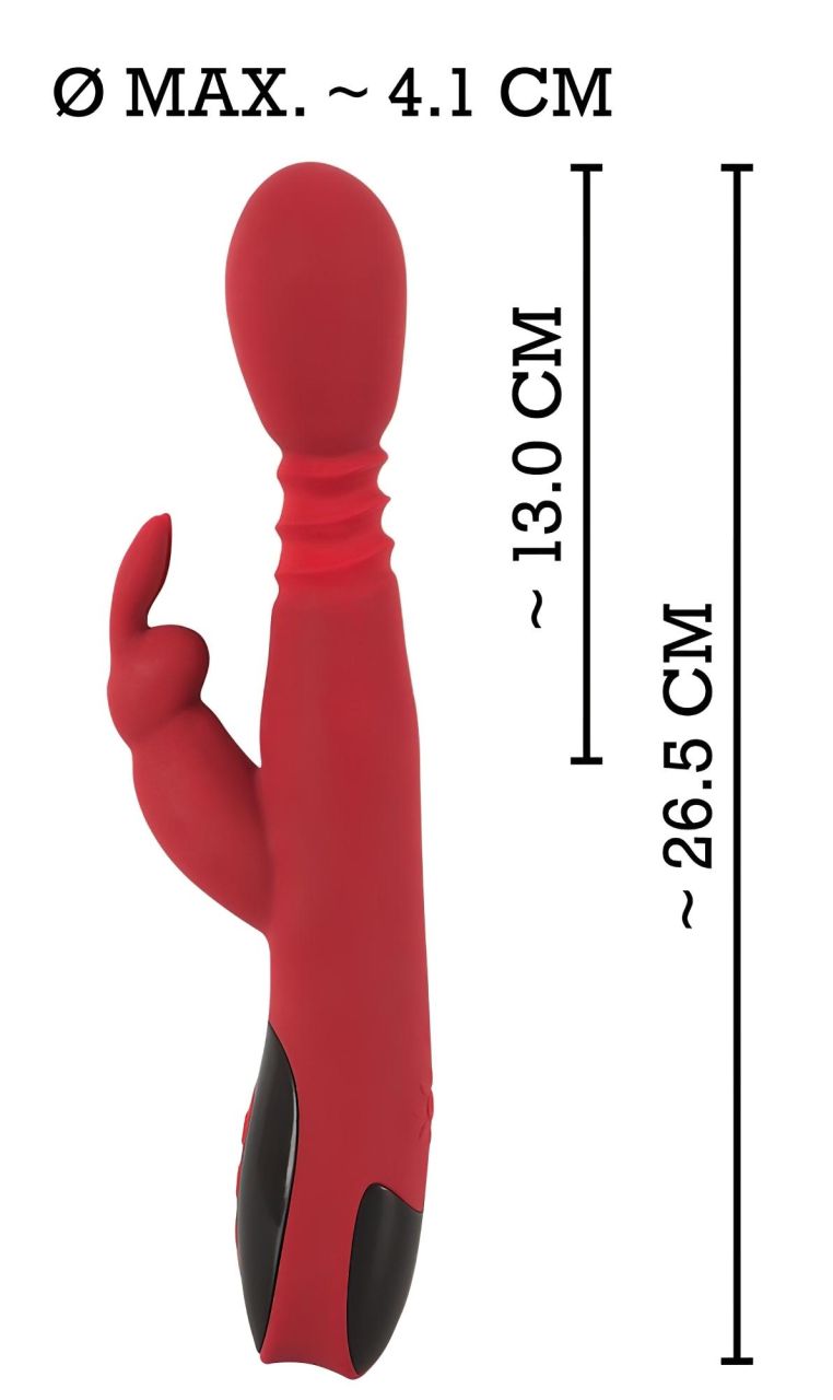 You2Toys Massager - lökő-forgó, melegítő G-pont vibrátor (piros) You2Toys Massager - lökő-forgó, melegítő G-pont vibrátor (piros)
