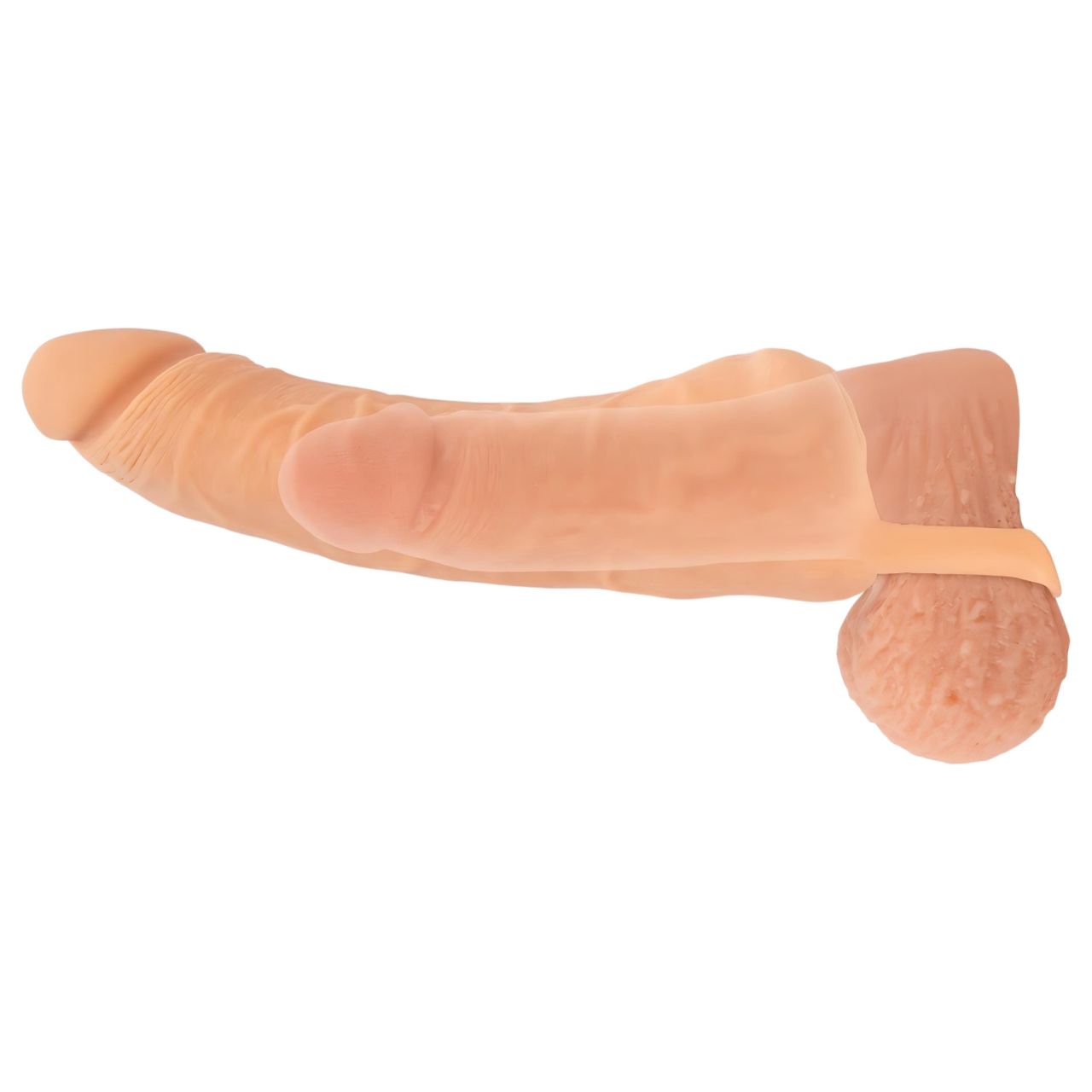 Nature Skin - 2in1 műpunci és péniszköpeny - 23cm (natúr) Nature Skin - 2in1 műpunci és péniszköpeny - 23cm (natúr)