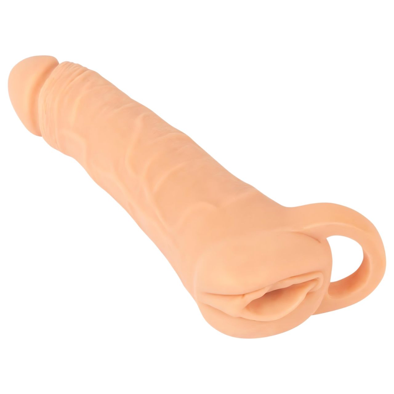 Nature Skin - 2in1 műpunci és péniszköpeny - 23cm (natúr) Nature Skin - 2in1 műpunci és péniszköpeny - 23cm (natúr)