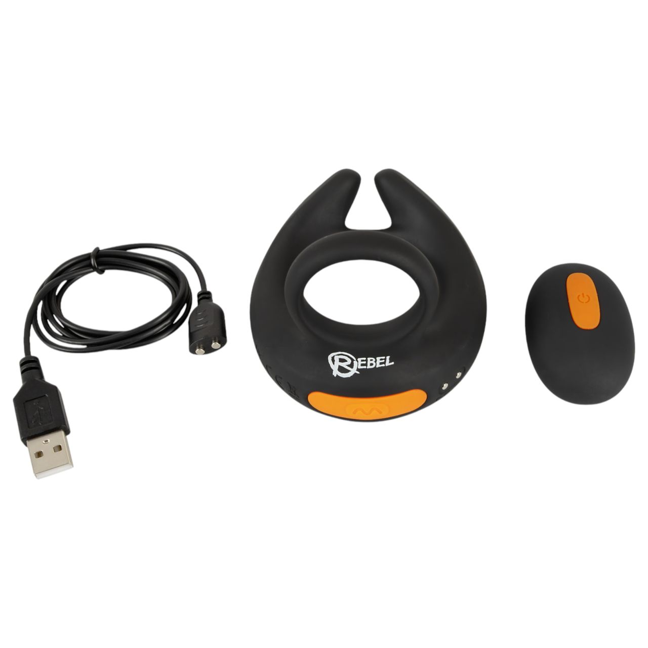 Rebel - rezgő péniszgyűrű és here vibrátor (fekete) Rebel - rezgő péniszgyűrű és here vibrátor (fekete)