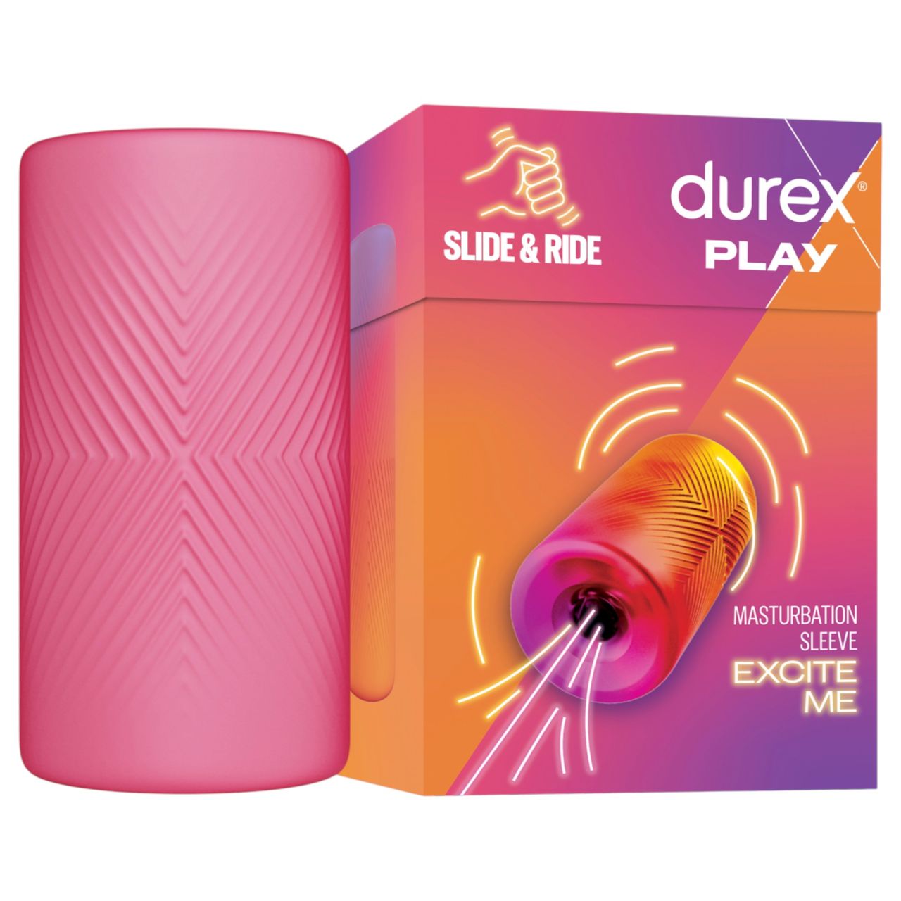 Durex Slide & Ride - maszturbátor (pink) Durex Slide & Ride - maszturbátor (pink)