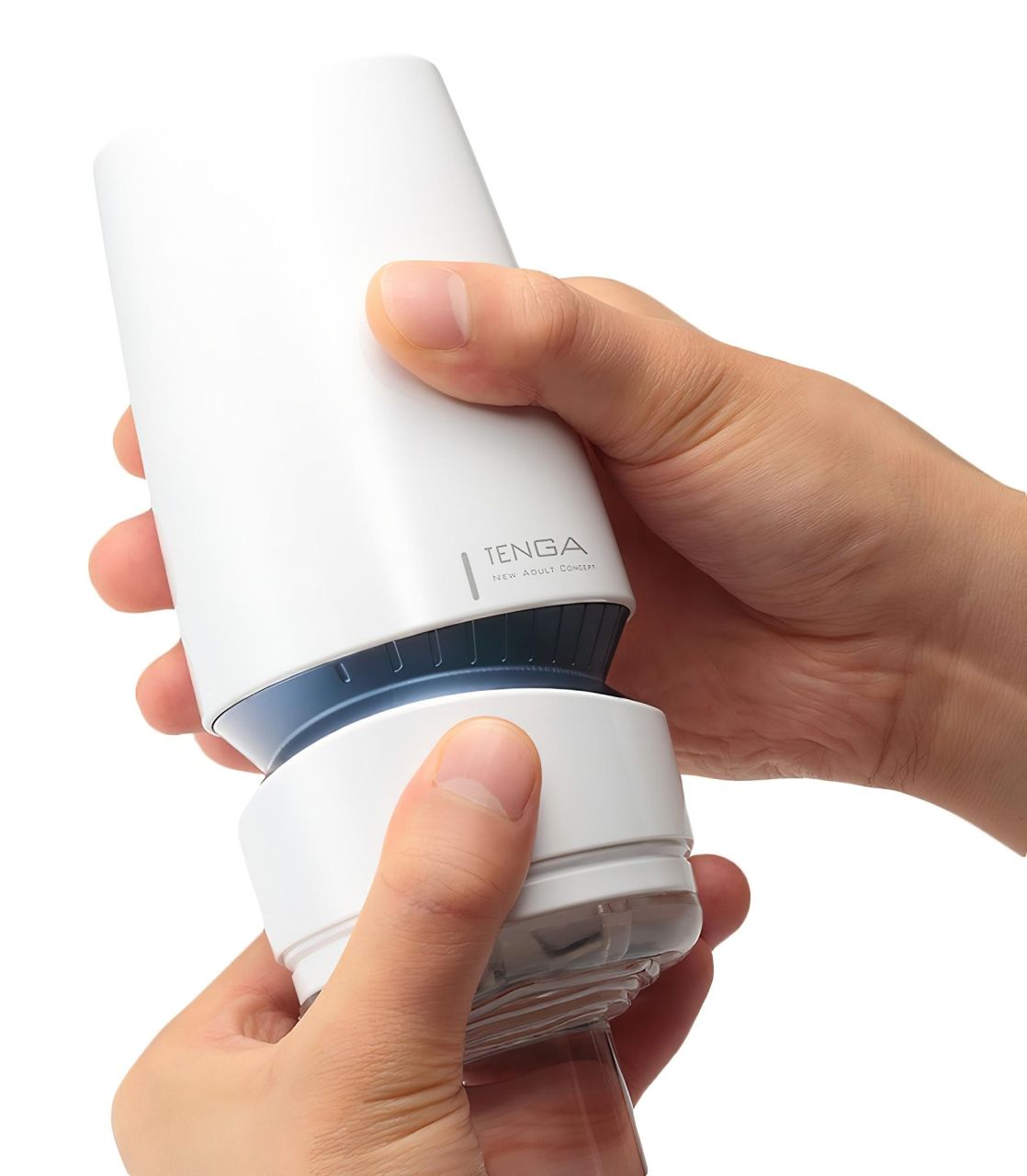 TENGA Aero - szuper szívó száj maszturbátor (fehér-kék) TENGA Aero - szuper szívó száj maszturbátor (fehér-kék)