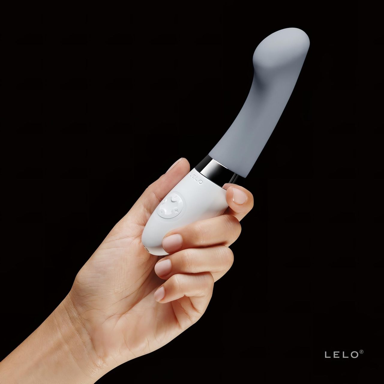 LELO Gigi 2 - szilikon G-pont vibrátor (szürke) LELO Gigi 2 - szilikon G-pont vibrátor (szürke)
