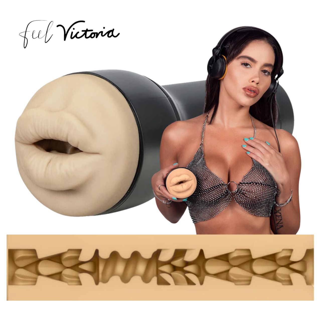 Kiiroo Victoria June - műszáj - PowerBlow kompatibilis (natúr) Kiiroo Victoria June - műszáj - PowerBlow kompatibilis (natúr)