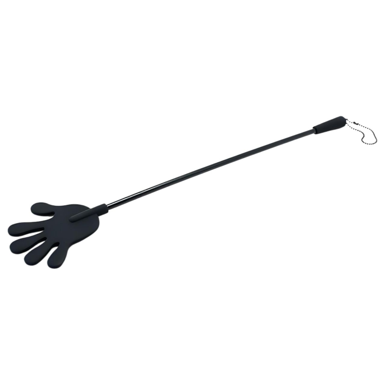Rimba - szilikon lovaglópálca kezecskével - 40cm (fekete) Rimba - szilikon lovaglópálca kezecskével - 40cm (fekete)
