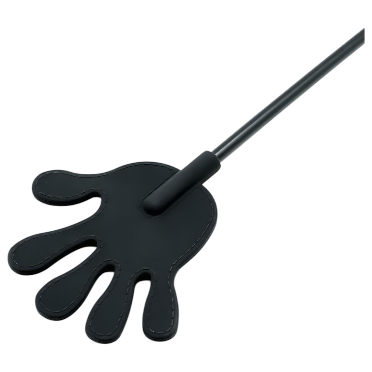 Rimba - szilikon lovaglópálca kezecskével - 40cm (fekete) Rimba - szilikon lovaglópálca kezecskével - 40cm (fekete)
