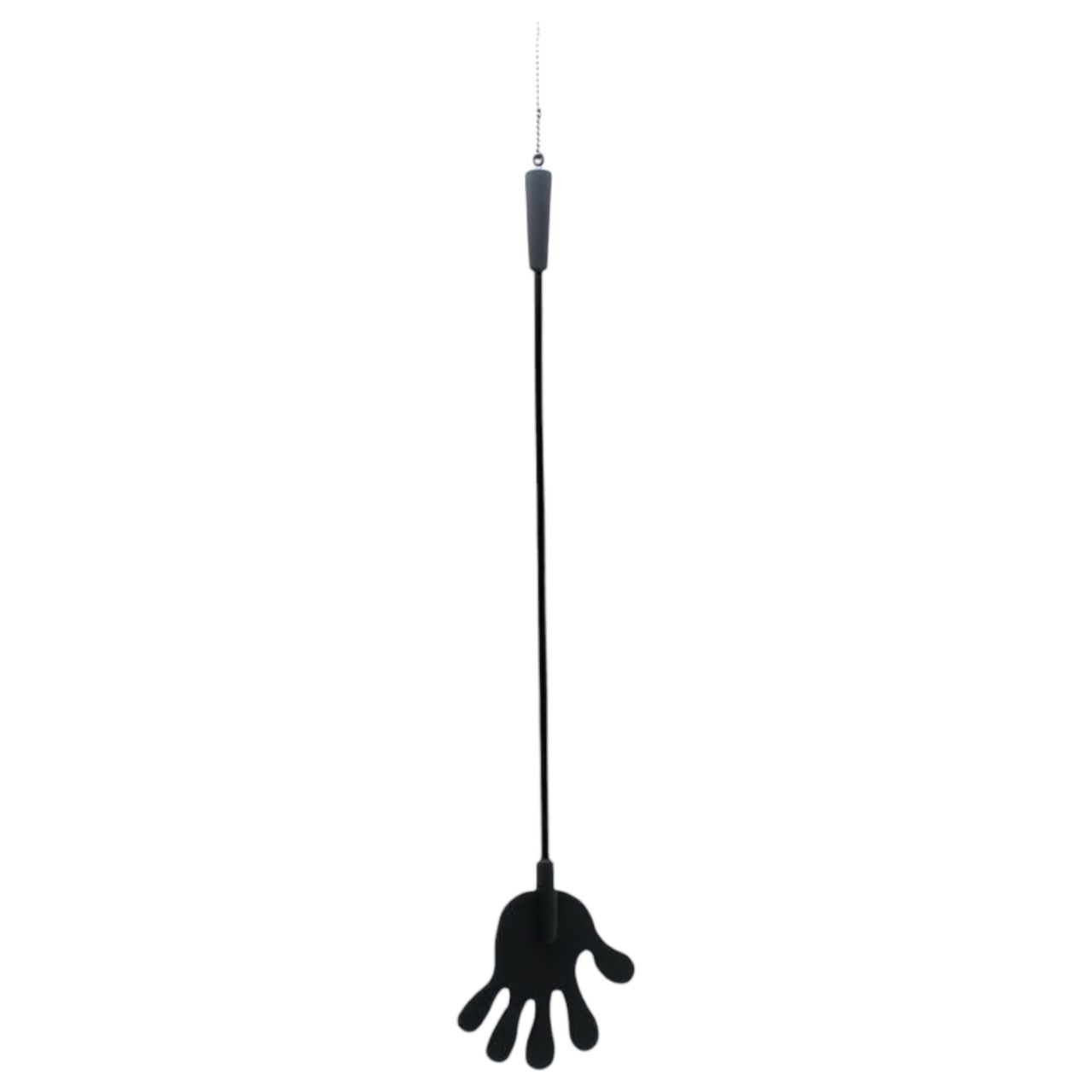 Rimba - szilikon lovaglópálca kezecskével - 40cm (fekete) Rimba - szilikon lovaglópálca kezecskével - 40cm (fekete)