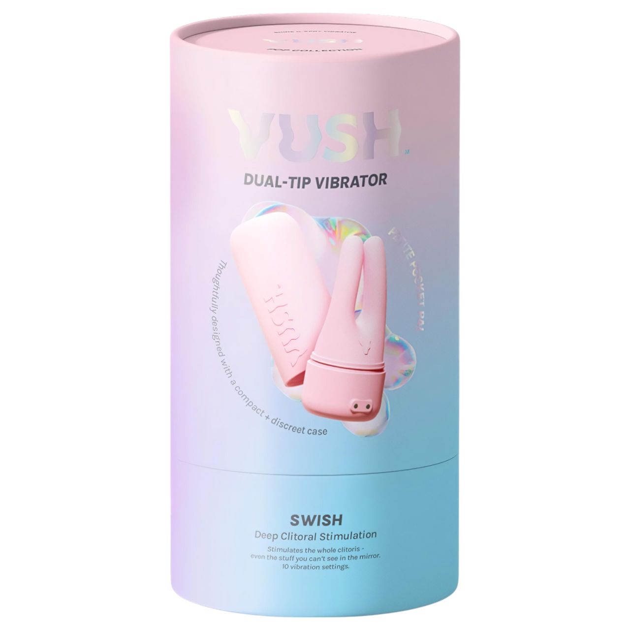 Vush Pop Swish - akkus, vízálló csiklóizgató (pink) Vush Pop Swish - akkus, vízálló csiklóizgató (pink)